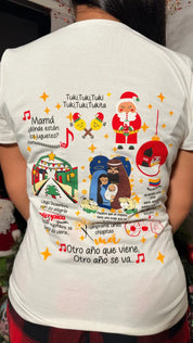 Camiseta estampada navidad