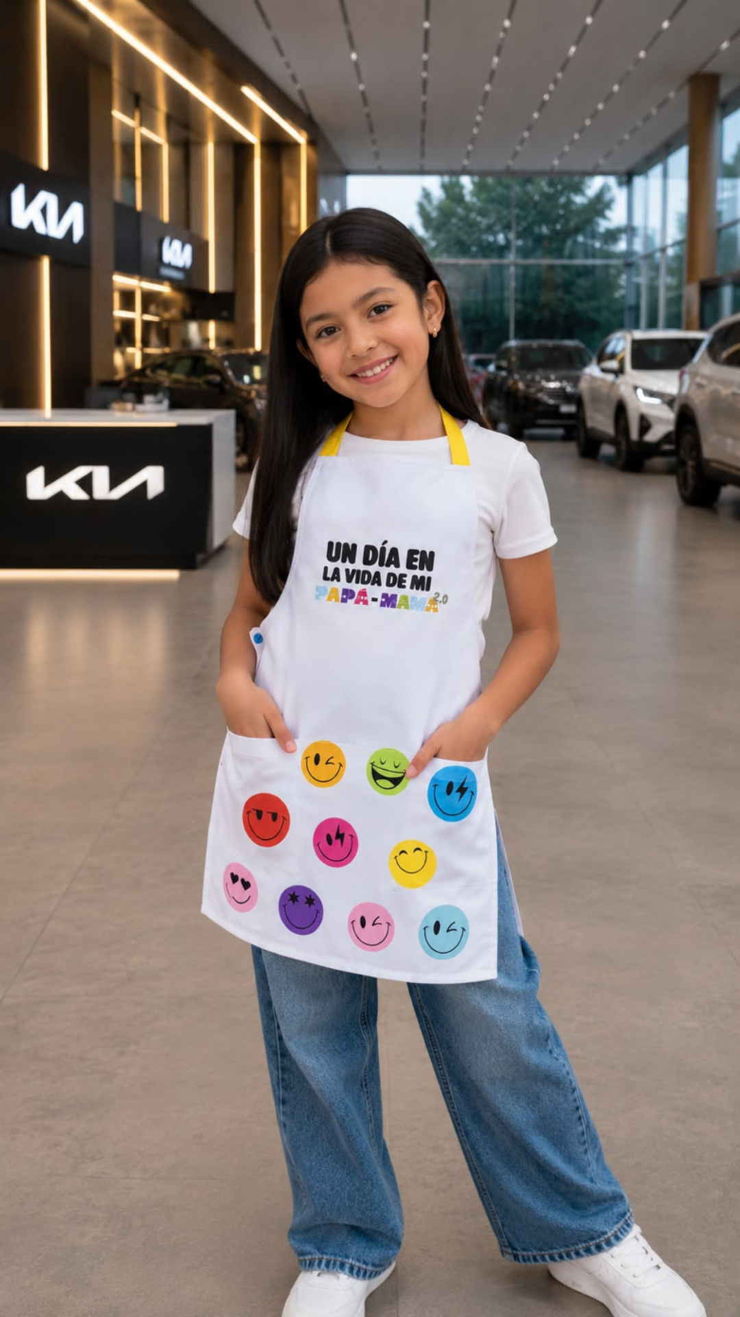Delantal infantil personalizado para eventos Corporativos