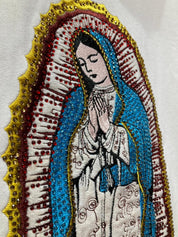 Hoodie Virgen de Guadalupe Premium con Pedrería Bordada